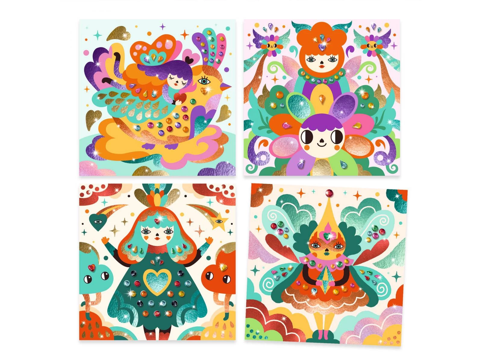 Djeco DJ09525 - Tableaux à Métalliser- Harmonie 2 Djeco DJ09525 - Tableaux à Métalliser- Harmonie – Image 2