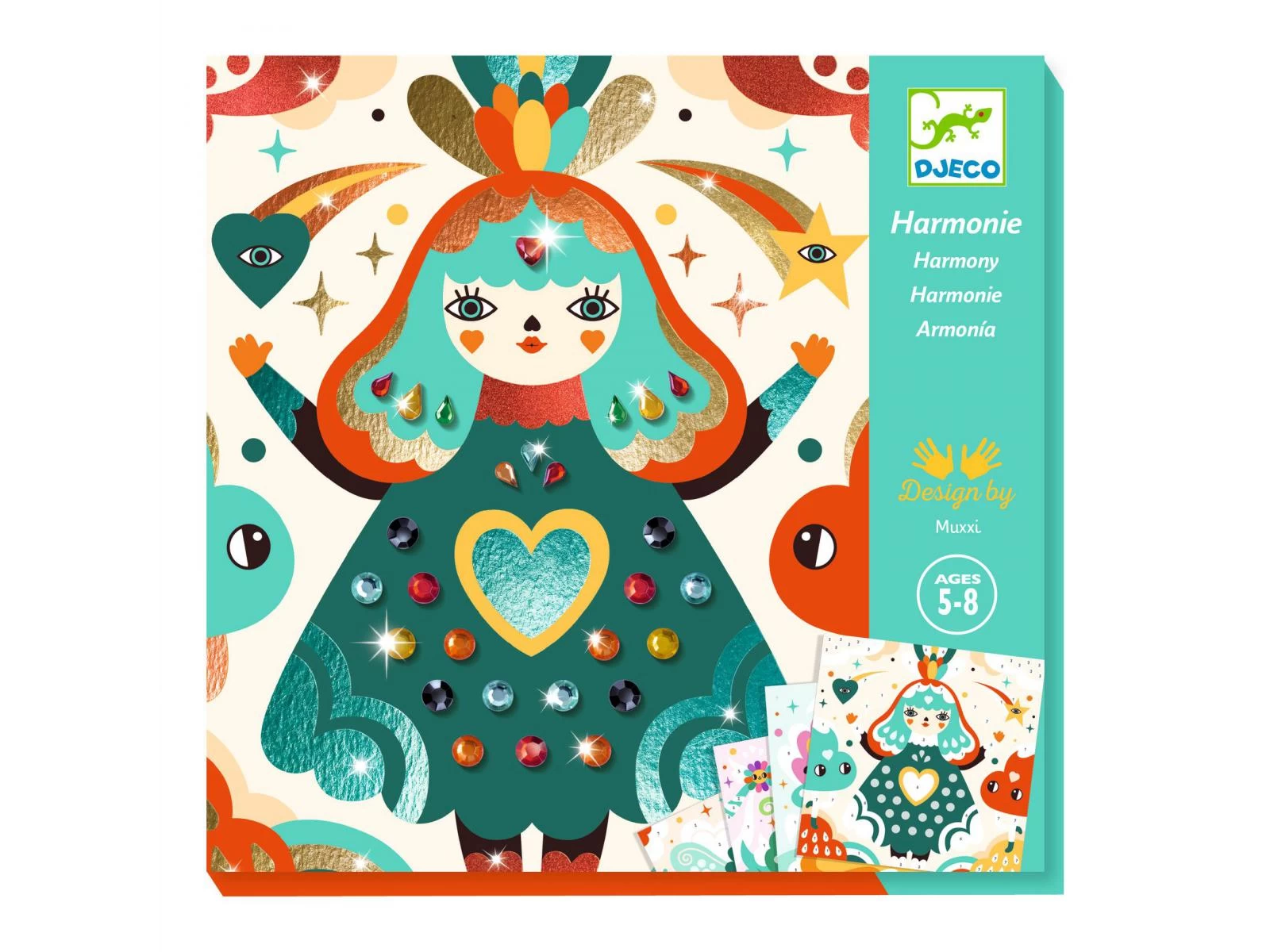 Djeco DJ09525 - Tableaux à Métalliser- Harmonie 1 Djeco DJ09525 - Tableaux à Métalliser- Harmonie