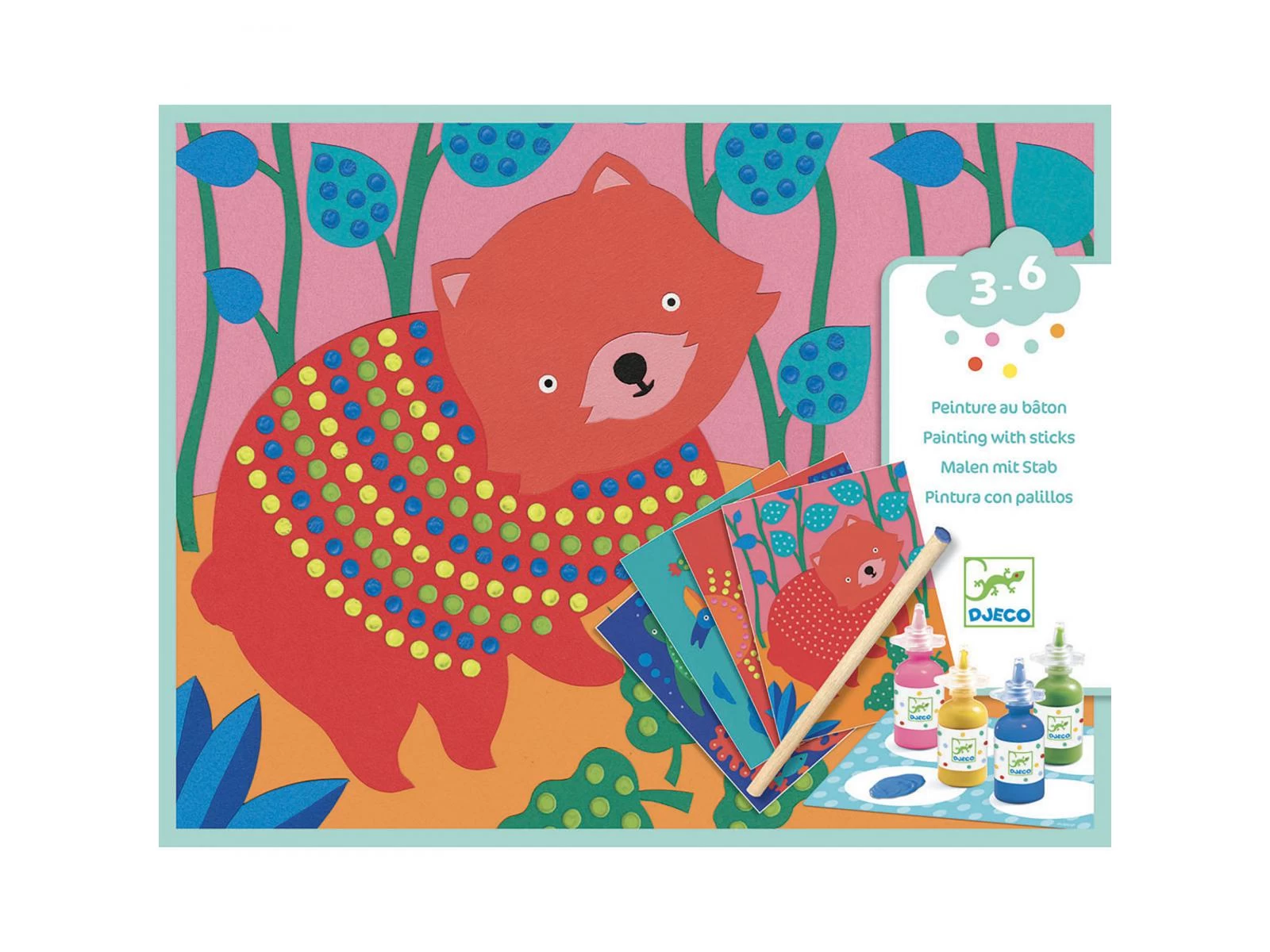 Djeco DJ09689 - Peinture Pour Les Petits - Pointillisme 4 Djeco DJ09689 - Peinture Pour Les Petits - Pointillisme – Image 4