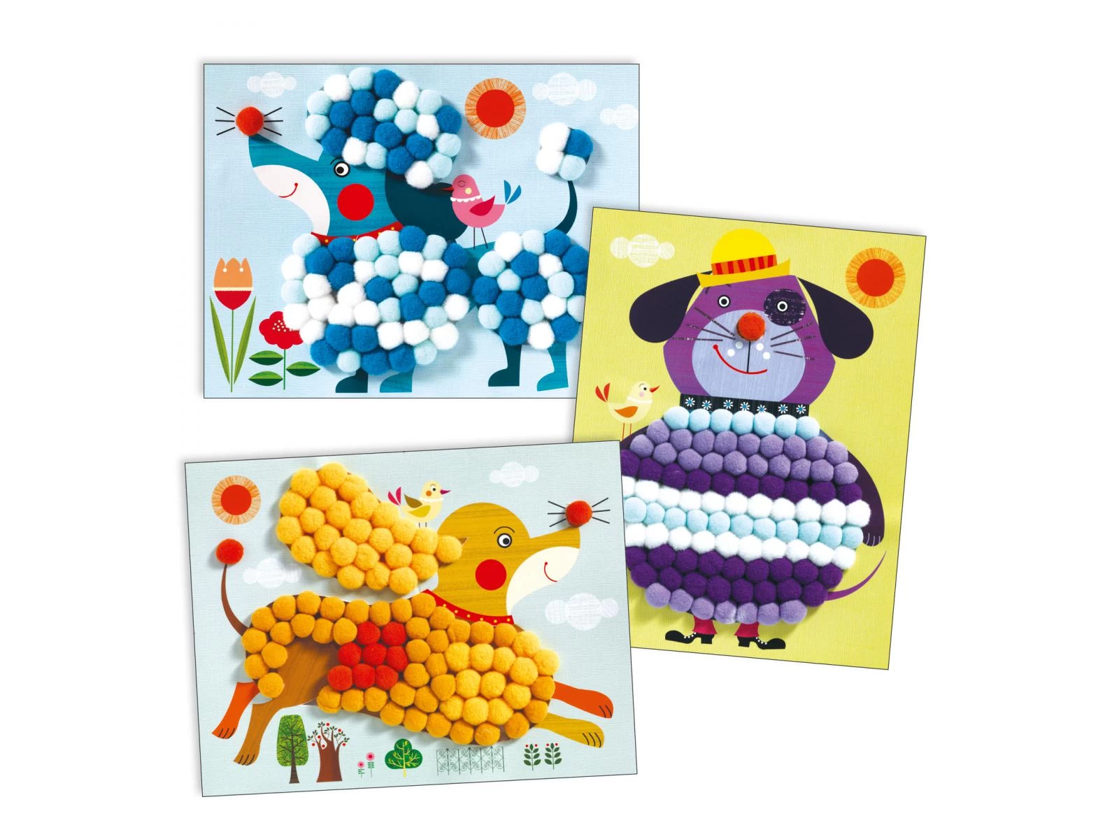 Djeco DJ09867 - Collages Pour Les Petits - Des Chiens à Caresser 2 Djeco DJ09867 - Collages Pour Les Petits - Des Chiens à Caresser – Image 2