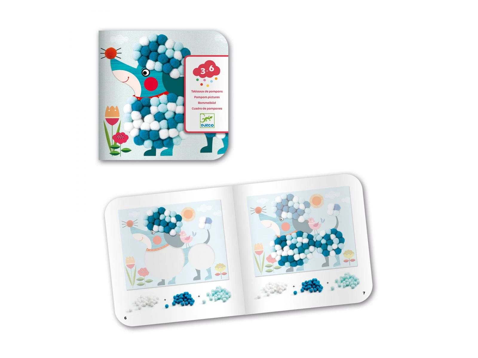 Djeco DJ09867 - Collages Pour Les Petits - Des Chiens à Caresser 5 Djeco DJ09867 - Collages Pour Les Petits - Des Chiens à Caresser – Image 5