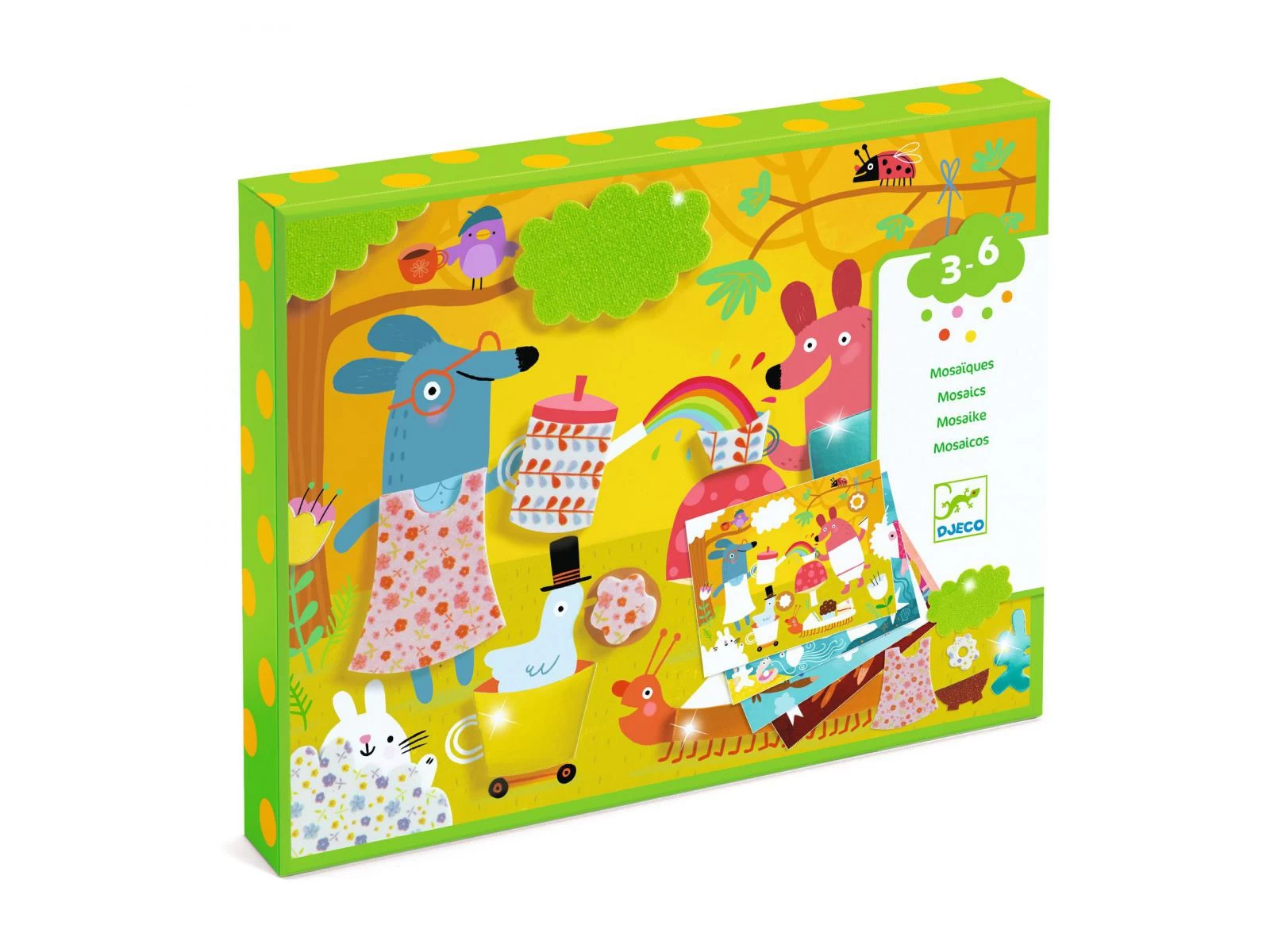 Djeco DJ09869 - Collages Pour Les Petits - Mousse Mousse 1 Djeco DJ09869 - Collages Pour Les Petits - Mousse Mousse