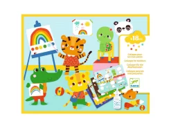 Djeco DJ09873 - Collages Pour Les Petits - Ma Journée -Djeco Le Paradis Des Jouets djeco dj09873 collages pour les petits ma journee 1600 3