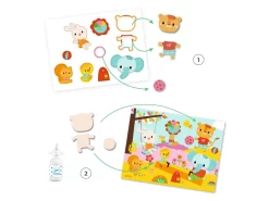 Djeco DJ09873 - Collages Pour Les Petits - Ma Journée -Djeco Le Paradis Des Jouets djeco dj09873 collages pour les petits ma journee 1600 4