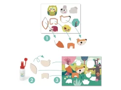 Djeco DJ09874 - Collages Pour Les Petits - Premiers Collages -Djeco Le Paradis Des Jouets djeco dj09874 collages pour les petits premiers collages 1600 4