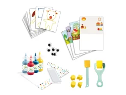 Djeco DJ09880 - Peinture Pour Les Petits - Les Aventures Des Doudous -Djeco Le Paradis Des Jouets djeco dj09880 peinture pour les petits les aventures des doudous 1600 2
