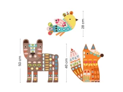 Djeco DJ09895 - Créer Avec Du Papier - 3 Animaux Géants -Djeco Le Paradis Des Jouets djeco dj09895 creer avec du papier 3 animaux geants 1600 2