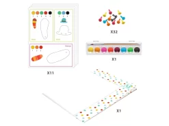 Djeco DJ09897 - Peinture Pour Les Petits - La Famille Renard -Djeco Le Paradis Des Jouets djeco dj09897 peinture pour les petits la famille renard 1600 2