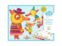 Djeco DJ09897 - Peinture Pour Les Petits - La Famille Renard -Djeco Le Paradis Des Jouets djeco dj09897 peinture pour les petits la famille renard 1600 3