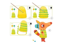 Djeco DJ09897 - Peinture Pour Les Petits - La Famille Renard -Djeco Le Paradis Des Jouets djeco dj09897 peinture pour les petits la famille renard 1600 4