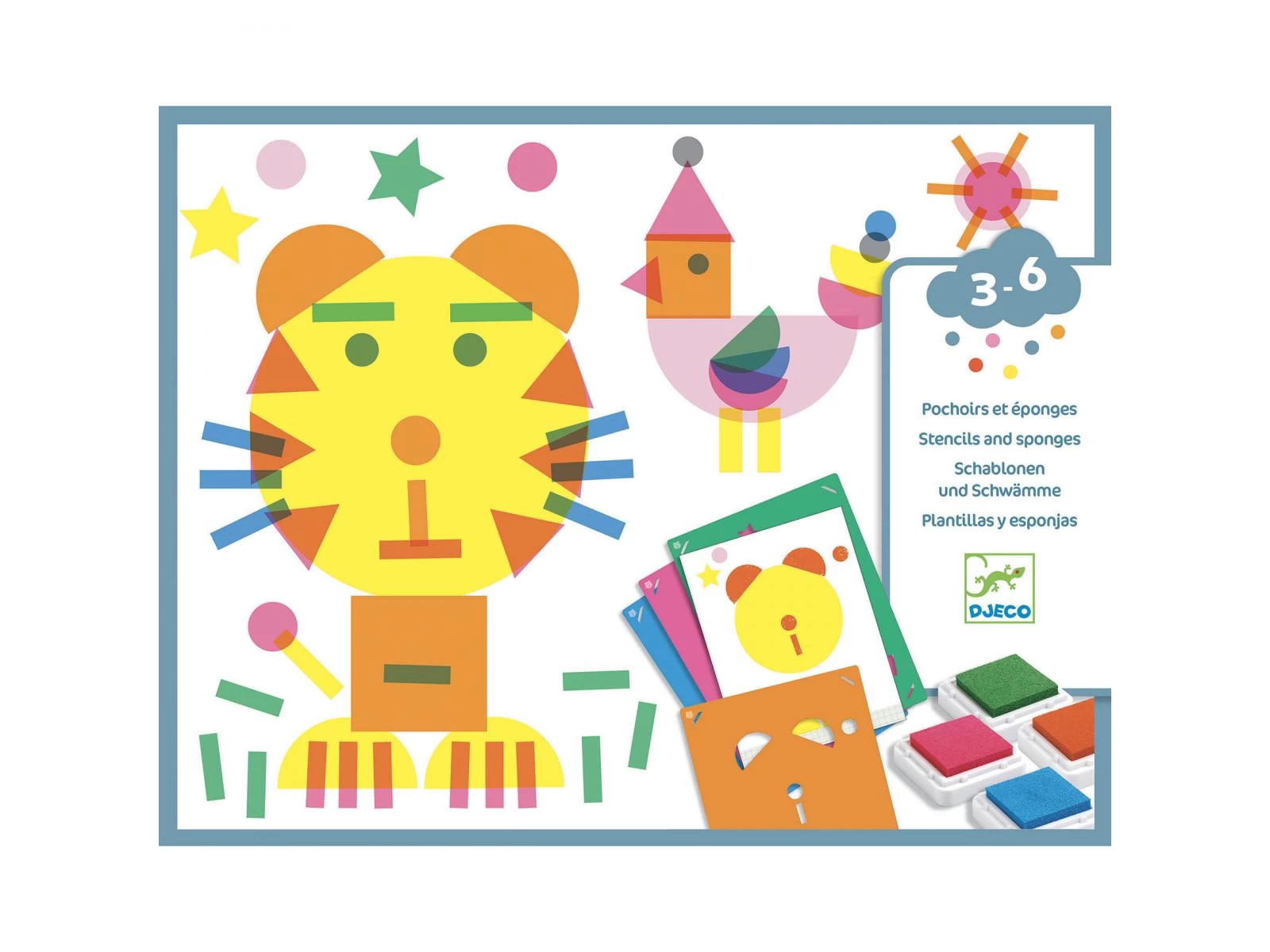 Djeco DJ09899 - Peinture Pour Les Petits - Tape Et Tape 4 Djeco DJ09899 - Peinture Pour Les Petits - Tape Et Tape – Image 4