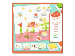 Djeco DJ09950 - Tampons Pour Les Petits - Avec Des Fleurs