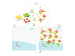 Djeco DJ09950 - Tampons Pour Les Petits - Avec Des Fleurs -Djeco Le Paradis Des Jouets djeco dj09950 tampons pour les petits avec des fleurs 1600 4