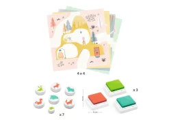 Djeco DJ09953 - Tampons Pour Les Petits - En Visite -Djeco Le Paradis Des Jouets djeco dj09953 tampons pour les petits en visite 1600 2